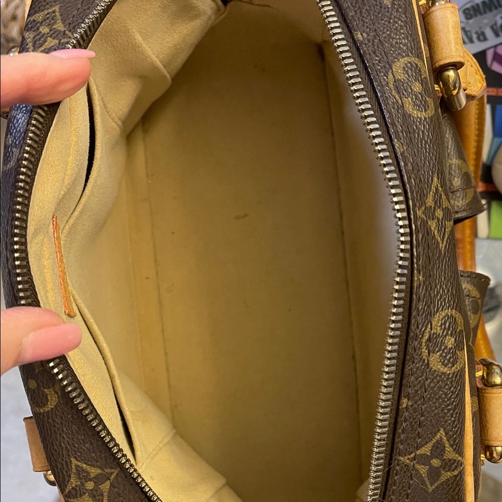 Authentic Louis Vuitton Brown Satchel with Gold Accents - Picture 8 of 16
